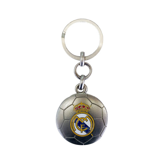 Real Madrid Soccer Logo Metal Keychain Holder Wall Home Decor