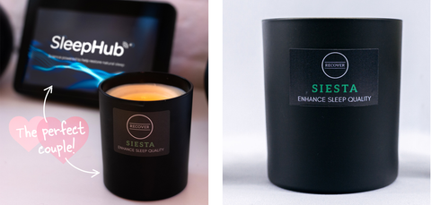 Siesta sleep candle recover scents sleephub