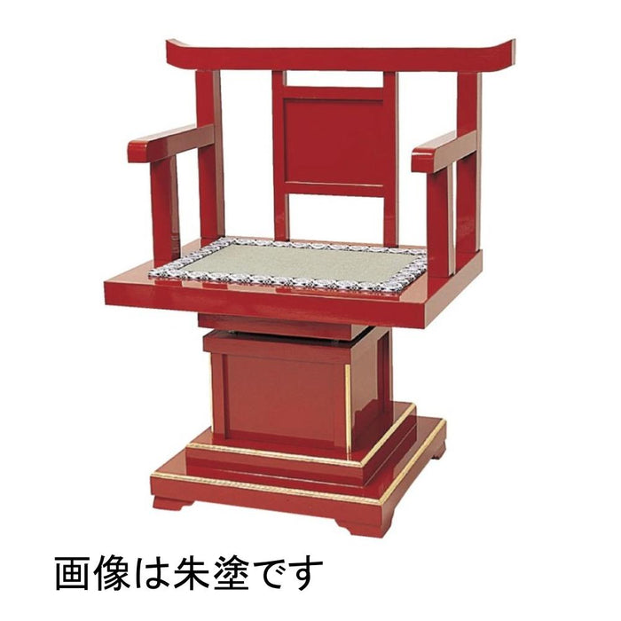 寺院用品 軽便曲録 朱塗本金箔押