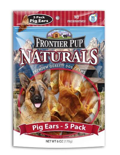are pig ears better for a king shepherd than rawhide ears
