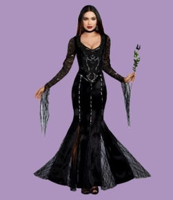 morticia addams costume