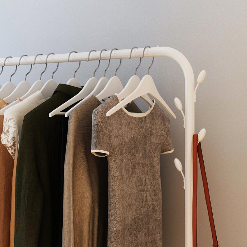 Ciara - Floor Standing Clothes Rack with Shelf – Deco26