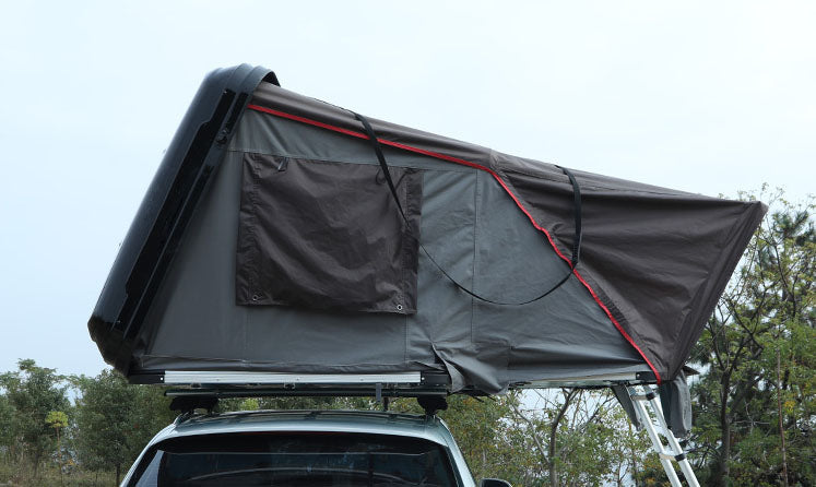 Triangular Hard Shell Car Roof Top Tent Nacre - etripoutdoors