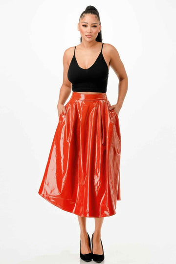 Midi Skirt With Pockets Image 1