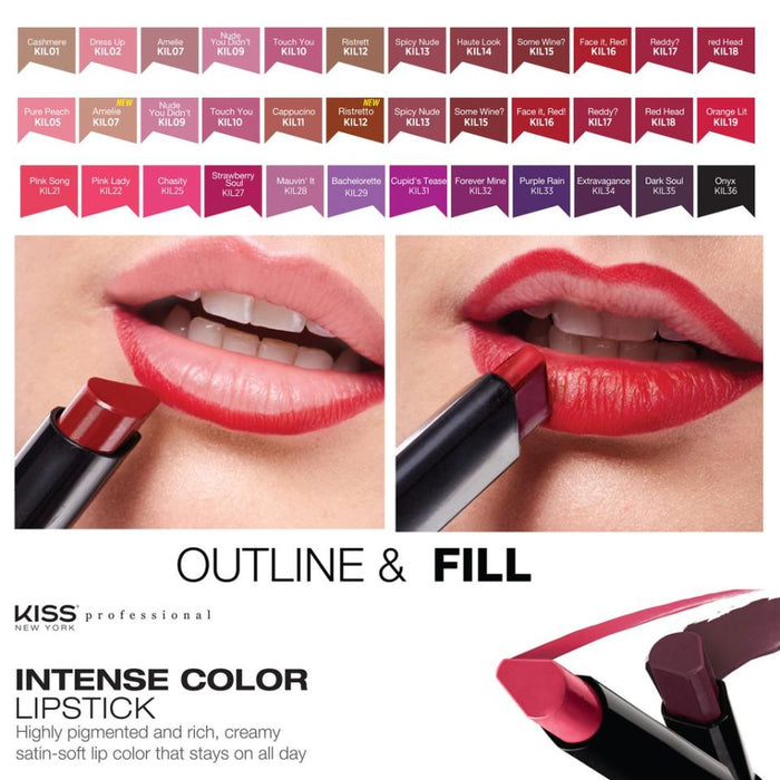 Kiss New York Professional Truism Color Intense Lipstick - Touch You [Beauty]