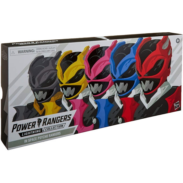 Power Rangers Lightning Collection 6-Inch in Space Psycho Rangers - 5-Pack Premium Collectible Action Figure Toys with Accessories [Toys, Ages 3+]