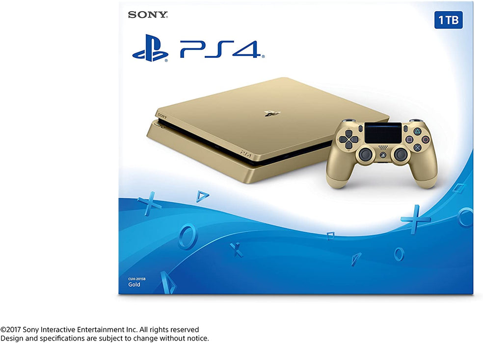 bunker optocht kaart PlayStation 4 Slim Console - Limited Edition Gold - 1TB [PlayStation 4 —  MyShopville