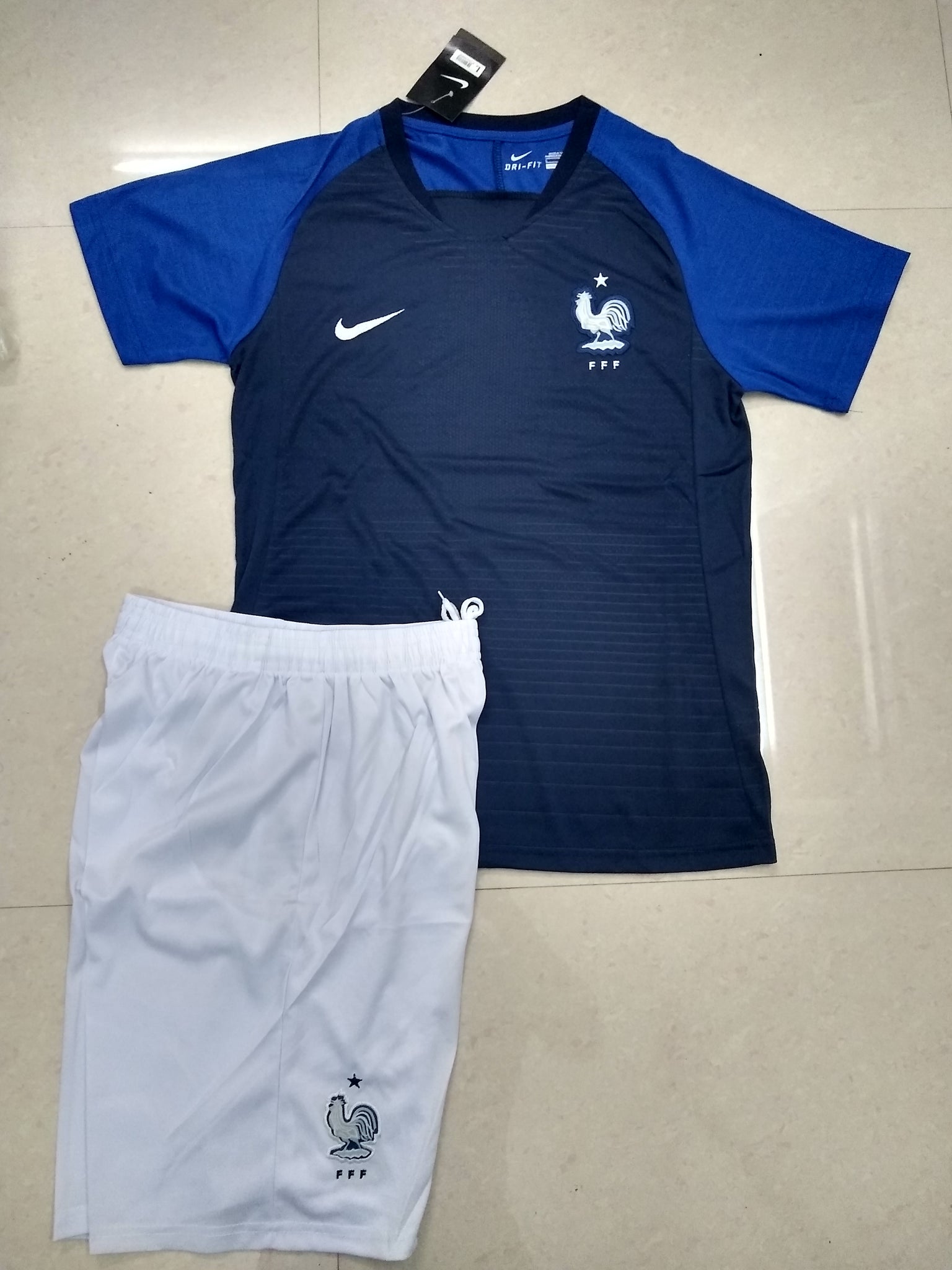 France Football Jersey Fifa World Cup 2018 Replica Kit