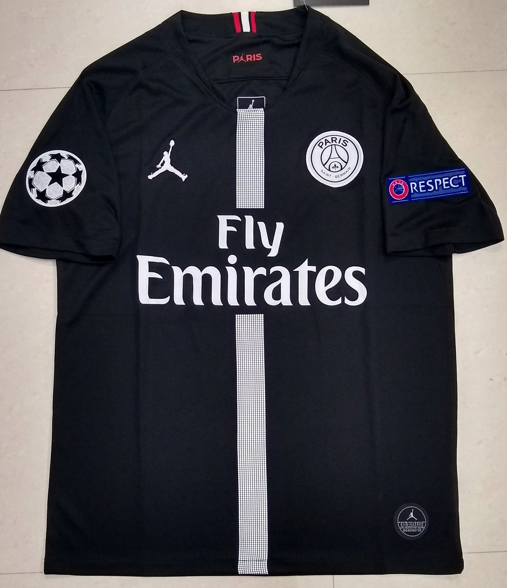 PSG Jordan Football Jersey 18/19 online India Messi Ronaldo Coutinho ...