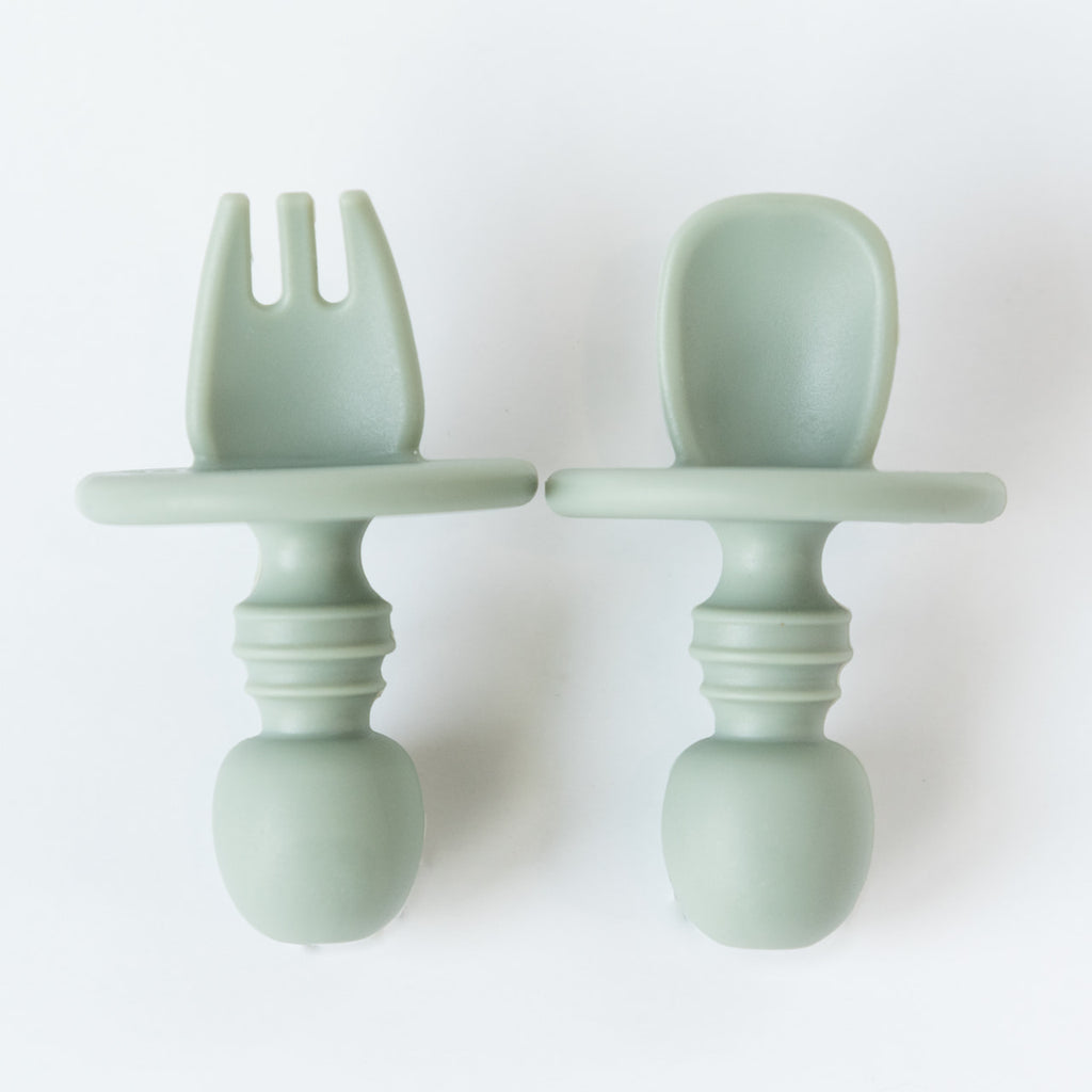 Sage Silicone Straw Cup, Babeehive Goods