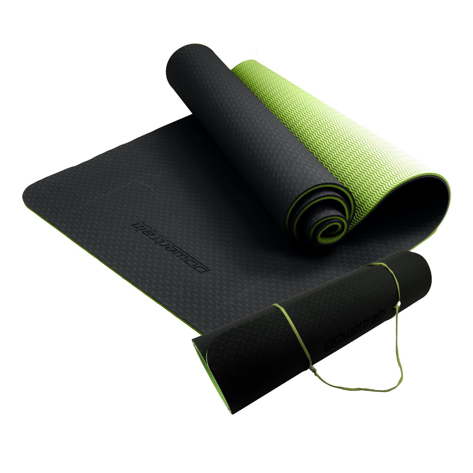 premium 6mm Eco TPE yoga matt and strap - Army Green&Green Tumaz, South  Africa
