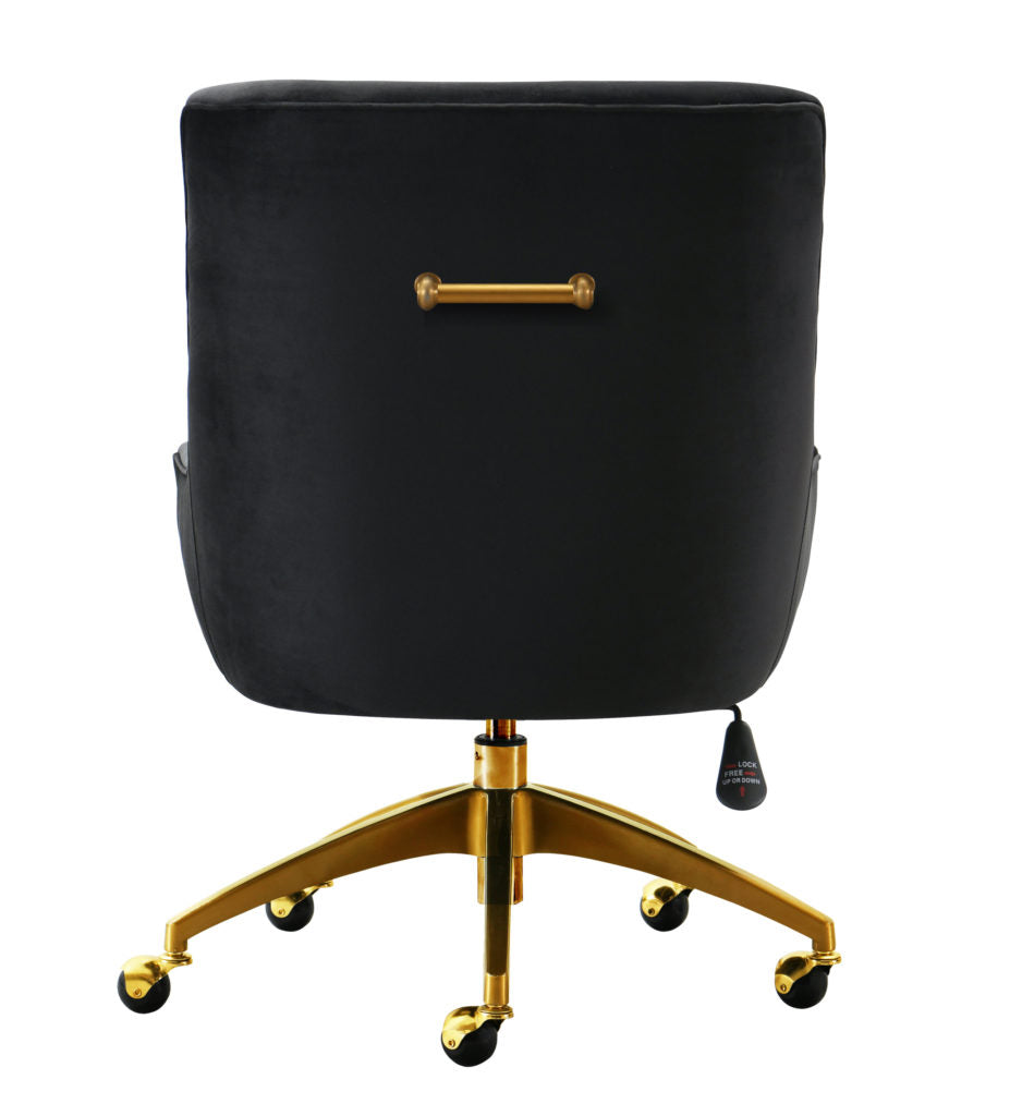 Wyatt” Office Swivel Chair (Black) – Stage My Nest