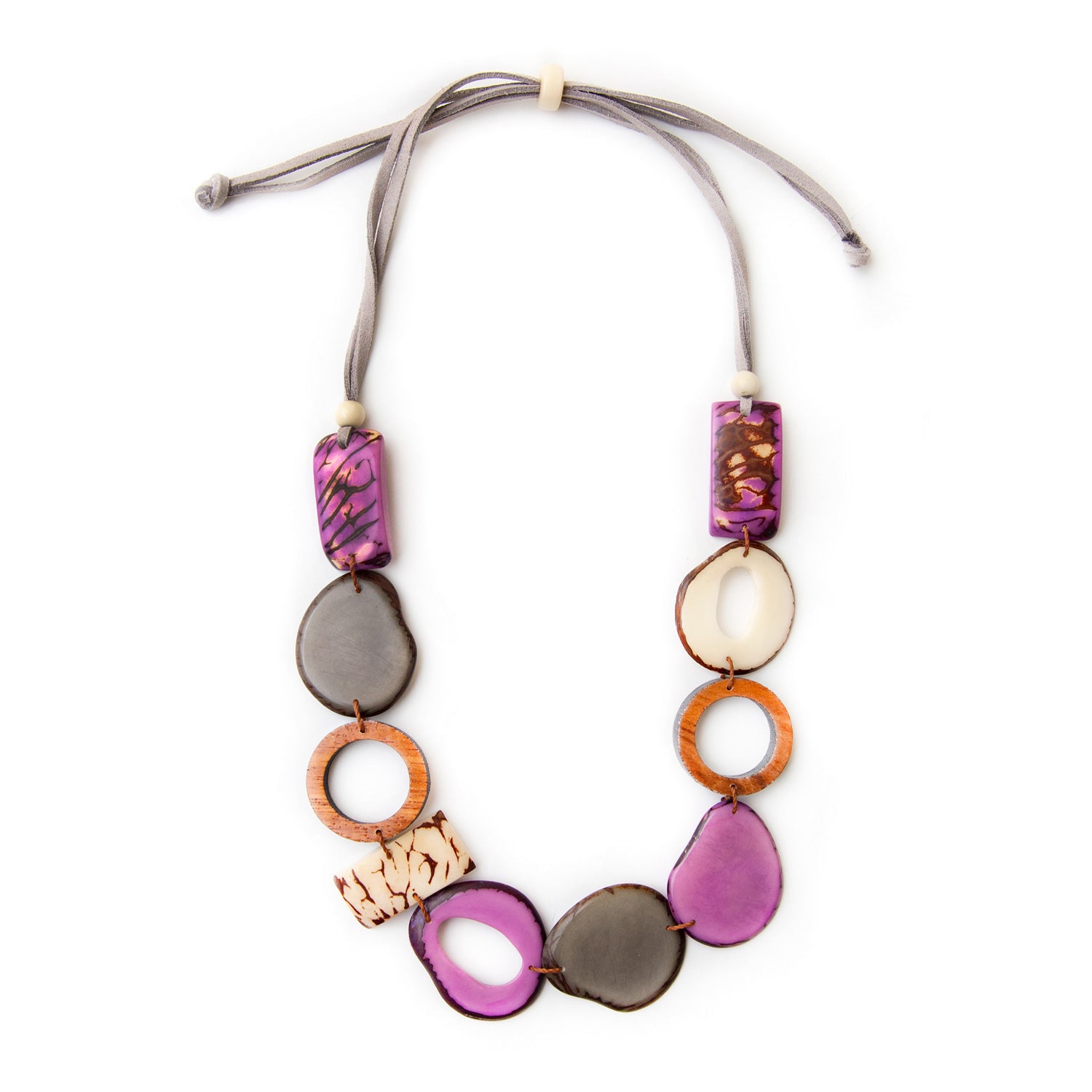 Tanya Necklace - Statement Tagua Nut Jewelry from Ecuador