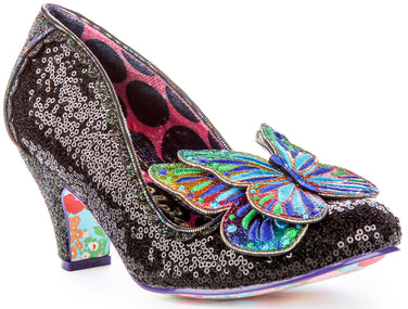 Irregular Choice Trellis Shoes - Black/Red – Suzie's Bombshell Boutique