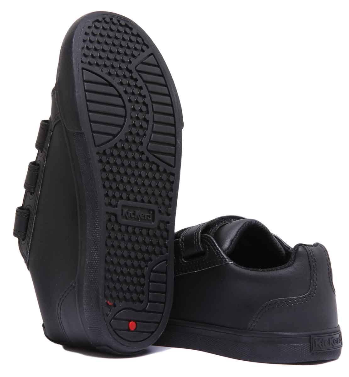 Kickers Tovni Trip Velcro In Black in 