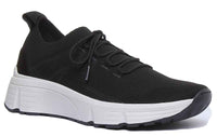 Replay Wilhot Men's Lace Up Side Zip Synthetic Low Top Sneakers In Black  Size 10 