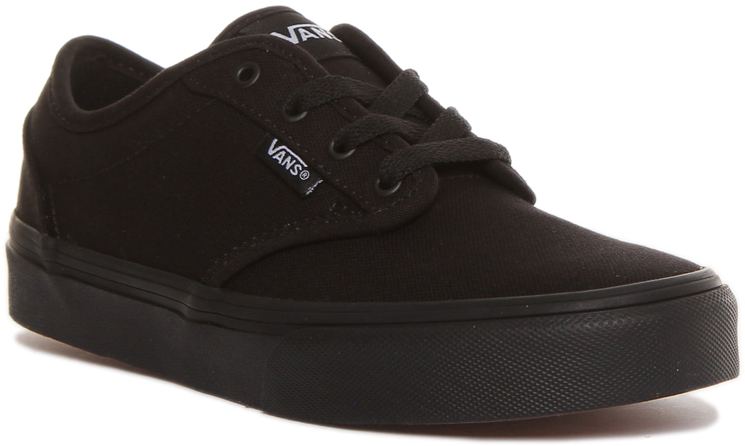 Vans Atwood In Black For Junior | Authentic Lace up Trainers – 4feetshoes