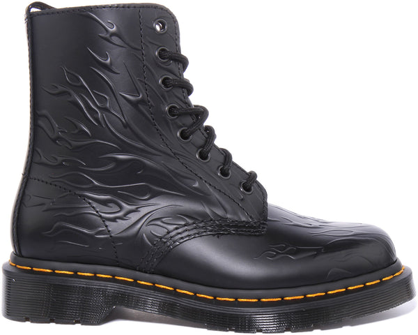 Botín de hombre negro Dr Martens 1460 smooth