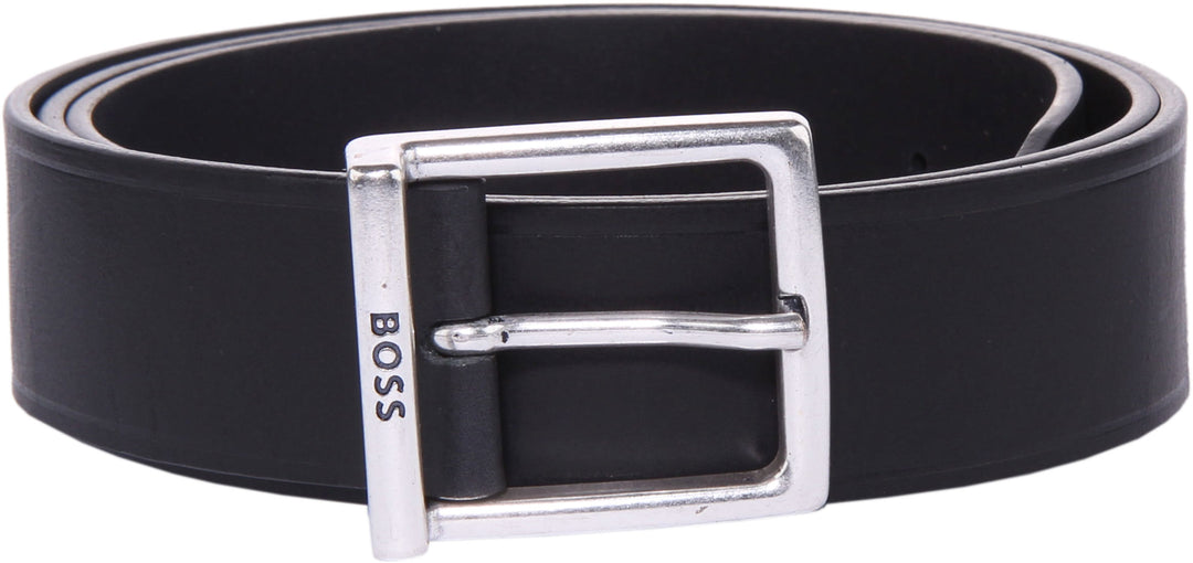 BOSS Icon Business Belt In Black For Men | Hugo BOSS Business Belts –  4feetshoes