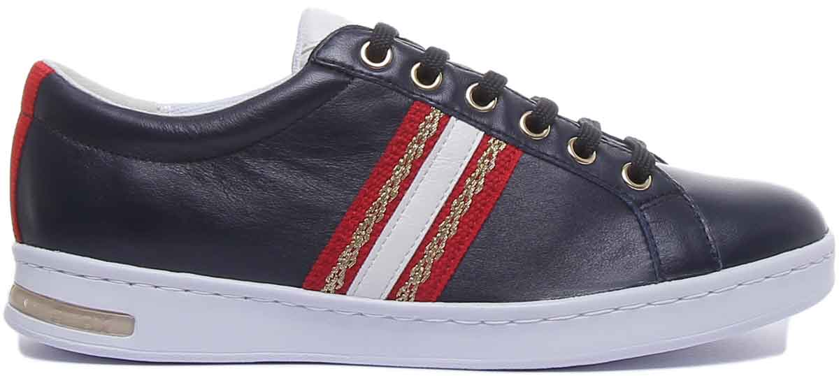 Geox D Jaysen Zapatillas de deporte casuales con cordones para mujer