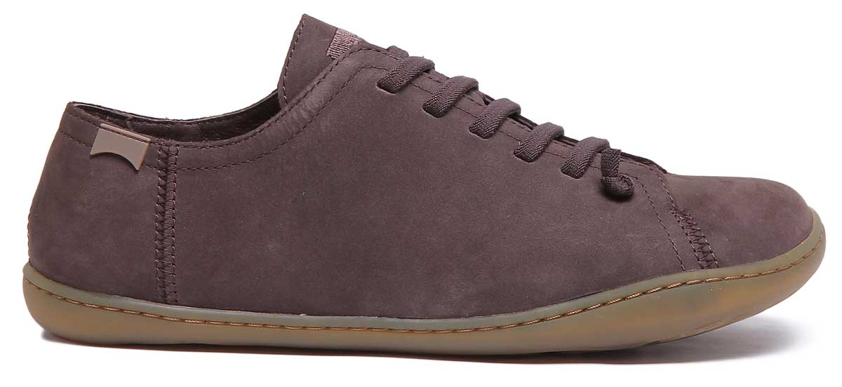 Camper Peu Dark Brown | Mens Slip on Elasticated Shoes – 4feetshoes