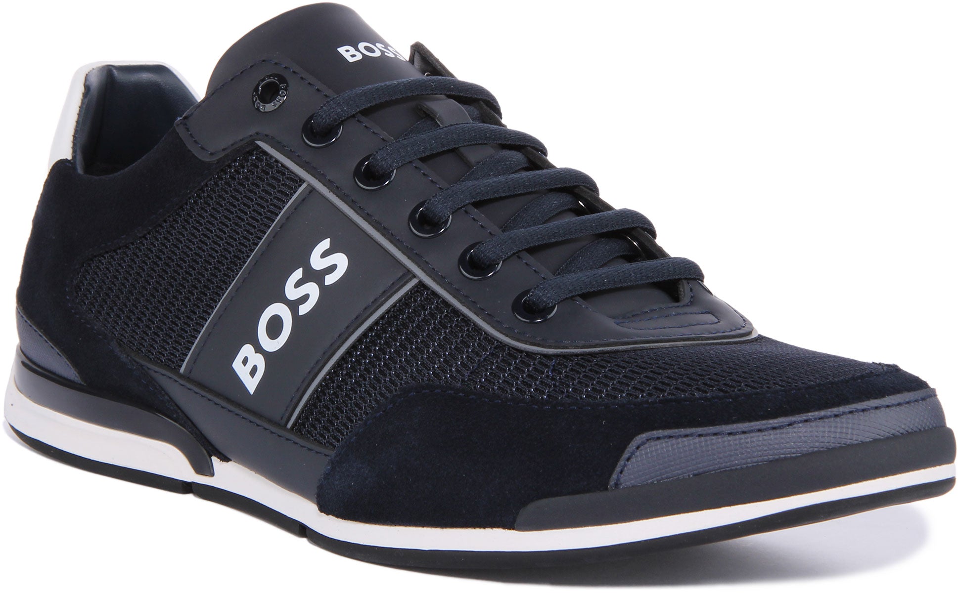 Boss Saturn Low profile PULG In Dark Blue For Men | Hugo Boss – 4feetshoes