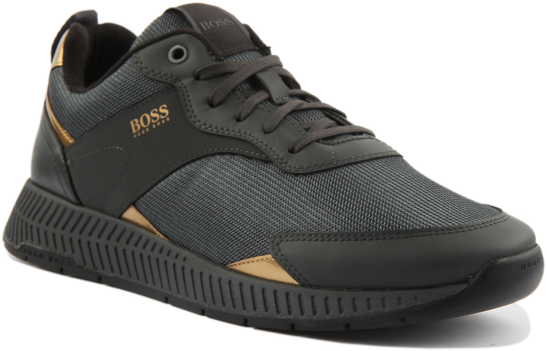 Hugo Boss Lighter Zapatillas sintéticas con cordones para hombre