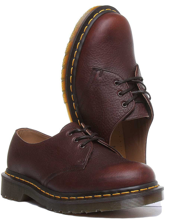houten paus web Dr Martens 1461 Abandon Made In England, In Dark Tan – 4feetshoes
