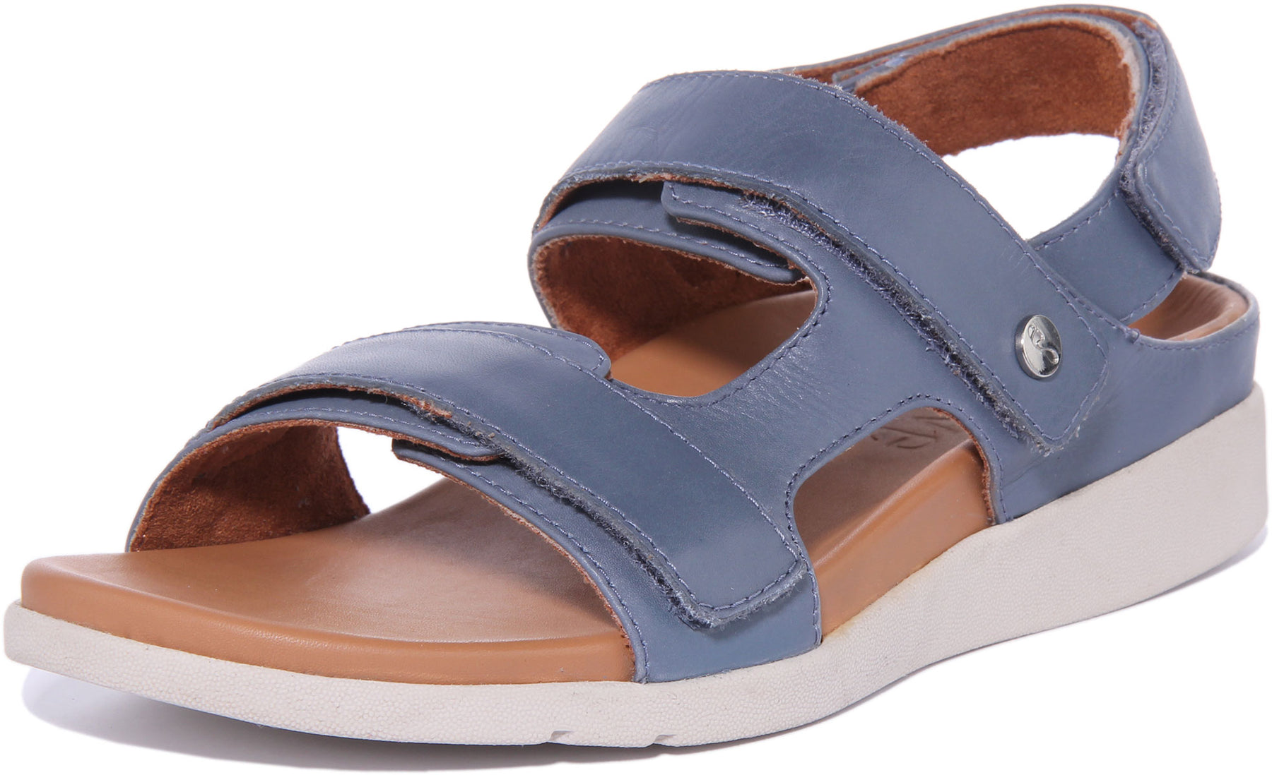 Strive Aruba In Denim For Women | Womens Orthotic Velcro Sandals ...