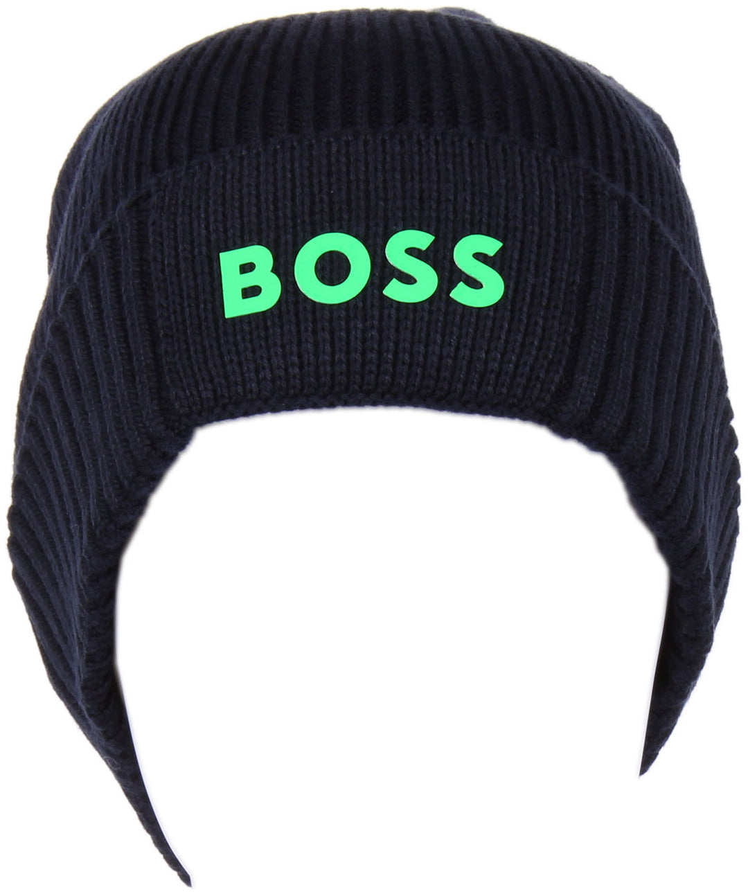Boss Asic Beanie In Stone For Men | Mens Warm Cuffed Beanie Hat – 4feetshoes