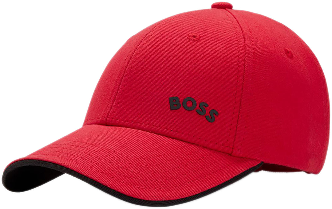 Boss Seville Iconic Stiched 3D Logo In Red For Men | Mens Cotton Caps –  4feetshoes
