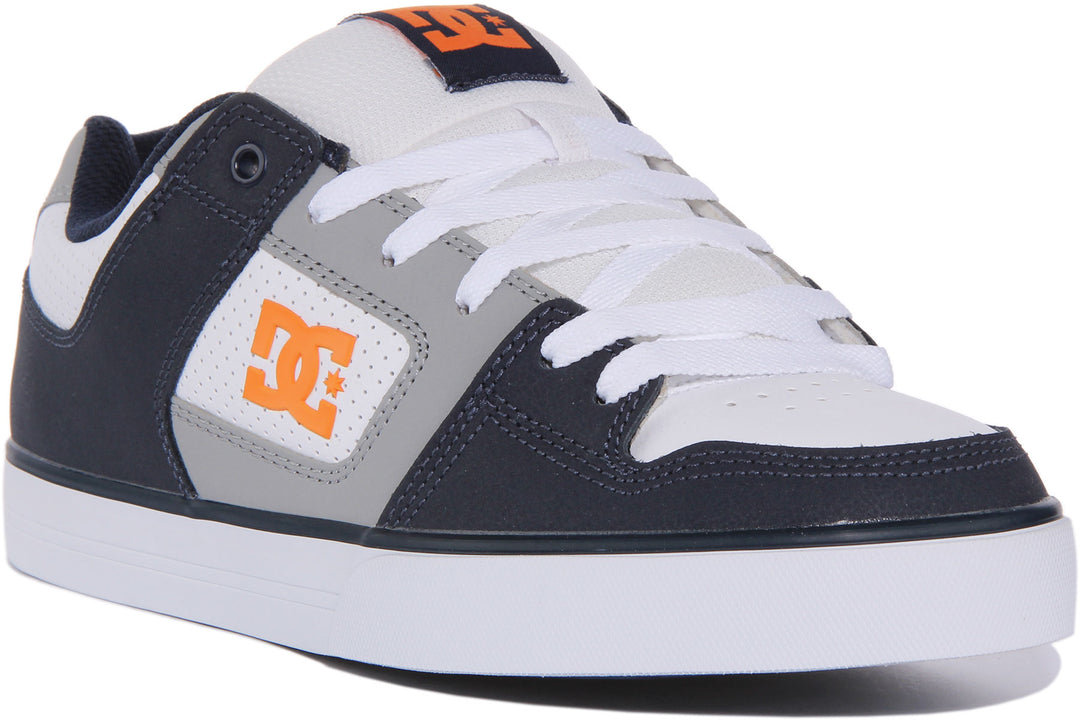 DC Shoes PURE Grey / White / Orange - Free delivery