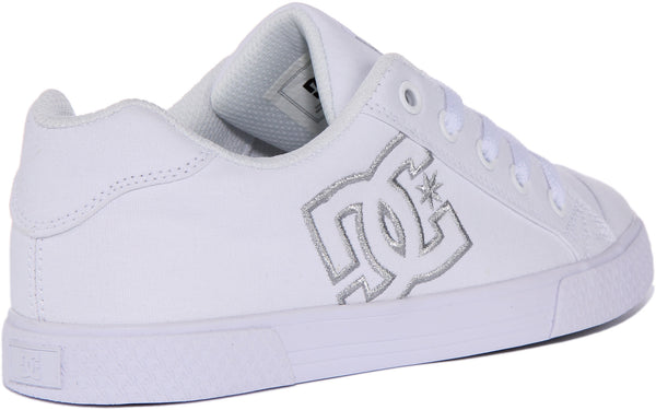 Dc Shoes Chelsea Tx In Whitsilver For Women