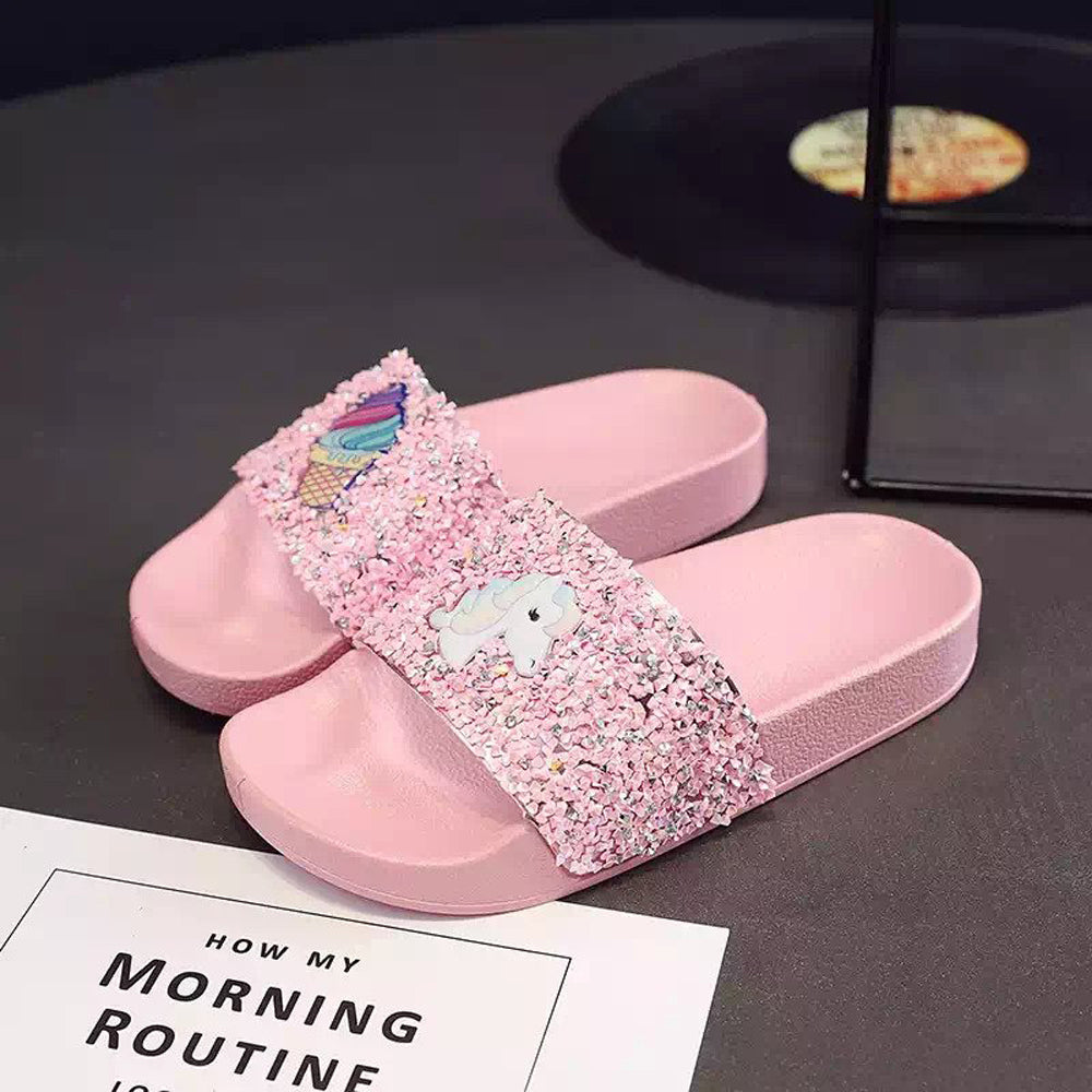 glitter slippers