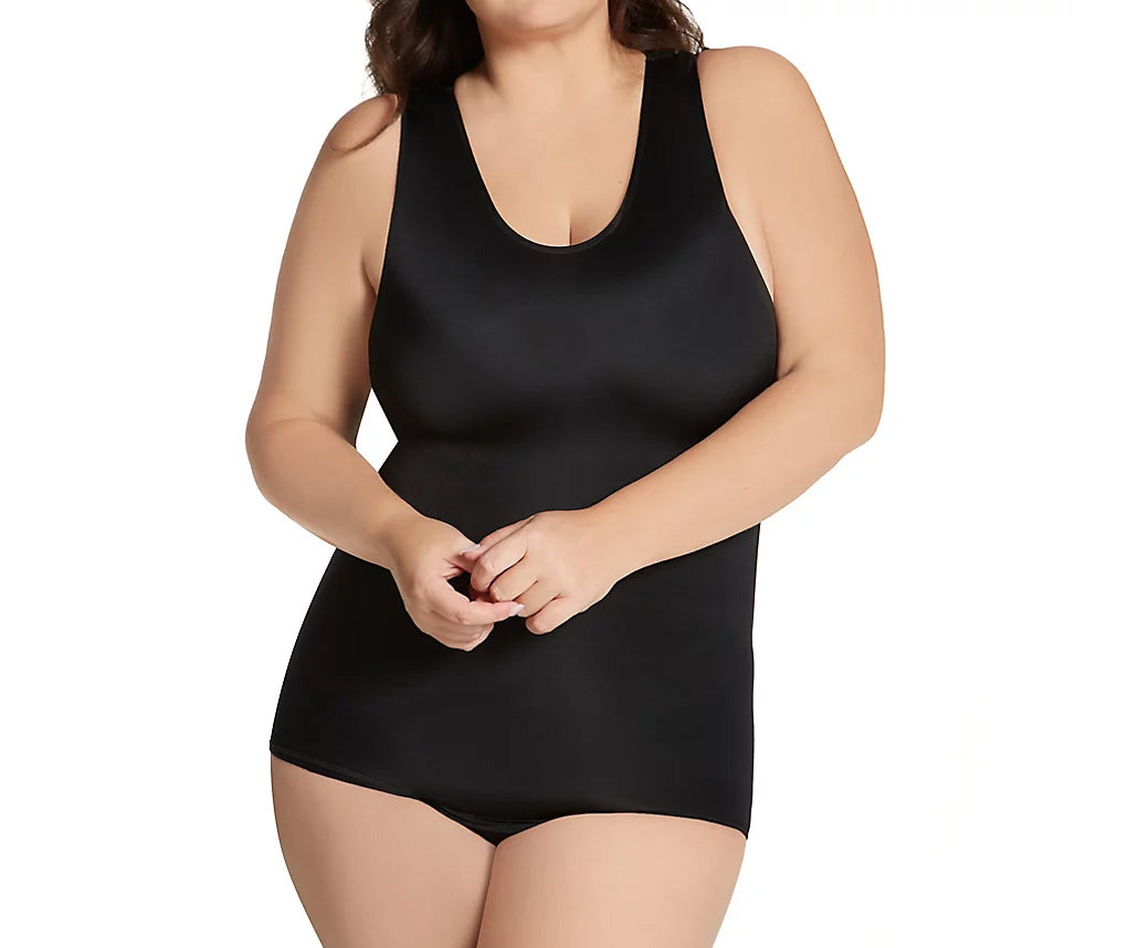 InstantFigure Curvy Underbust Bodyshorts W/Bra Straps WBSS016C by