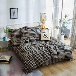 Nordic Simple Bedding Set Adult Duvet Cover Sets Bedclothes Bed Linen Sheet Single Double Queen King size Qulit Covers 240/220