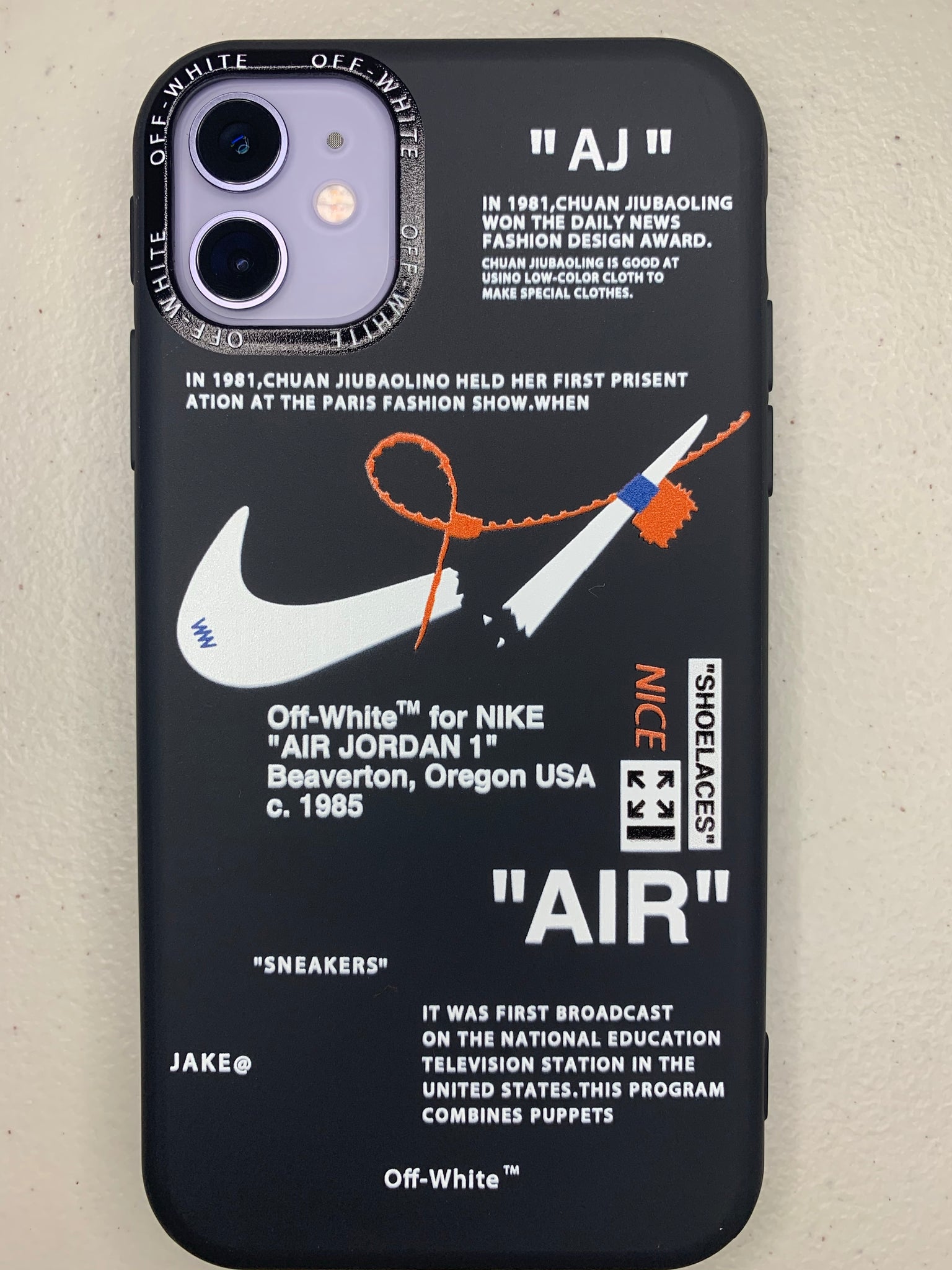 Nike X Off White Iphone Case Ronalibh