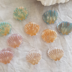 Hippy Rose - Mermaid Shell Hair Clip (Pack of two)