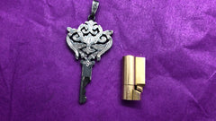 Silver Le Baroque chastity key