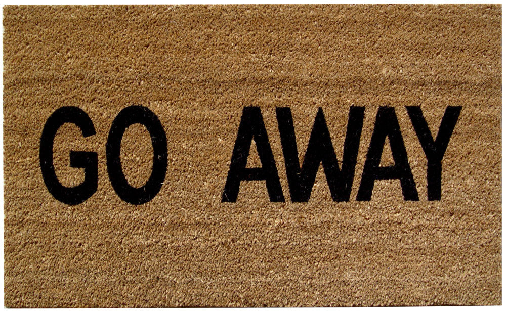 Go Away Doormat