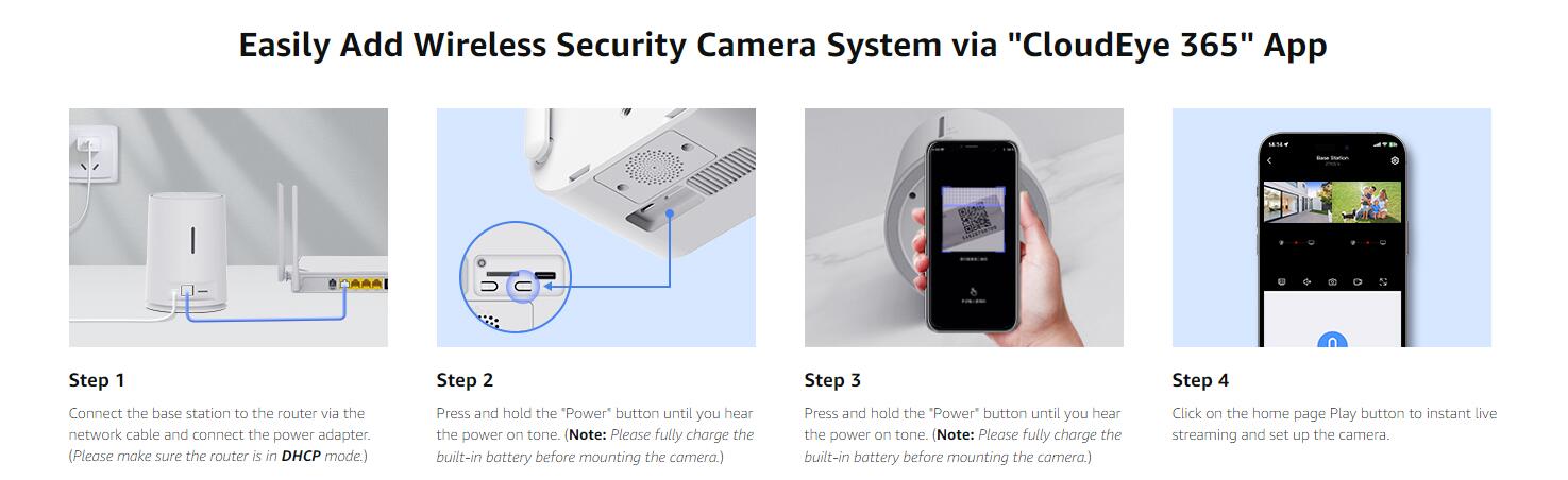 2.5K Solar Security Camera Wireless Outdoor Camera with Spotlight