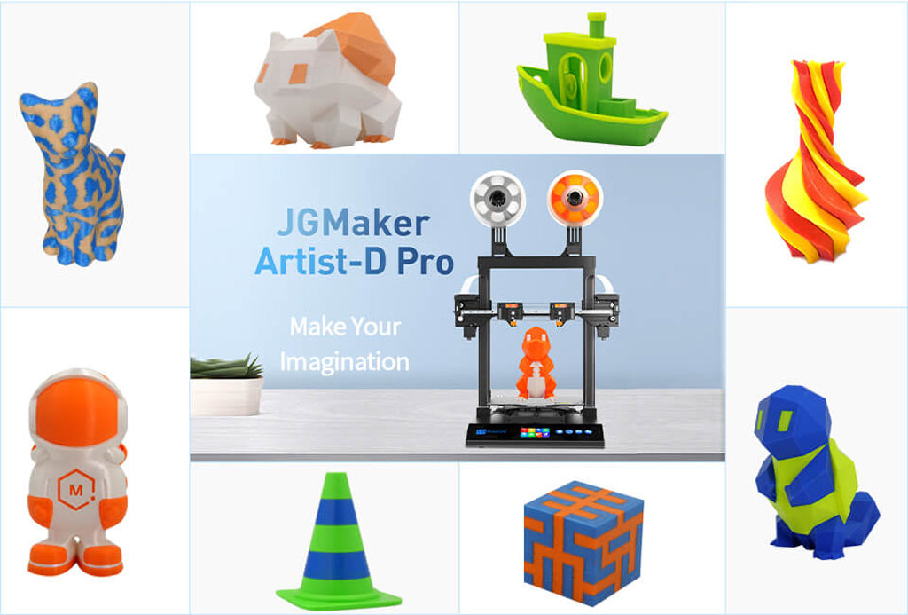 JGMaker Artist-D Pro printing models