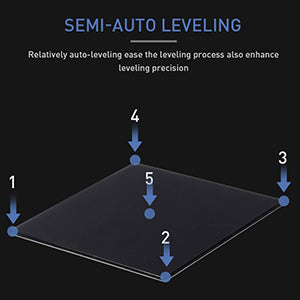 JGMaker Magic 3d printer: Semi-auto leveling function
