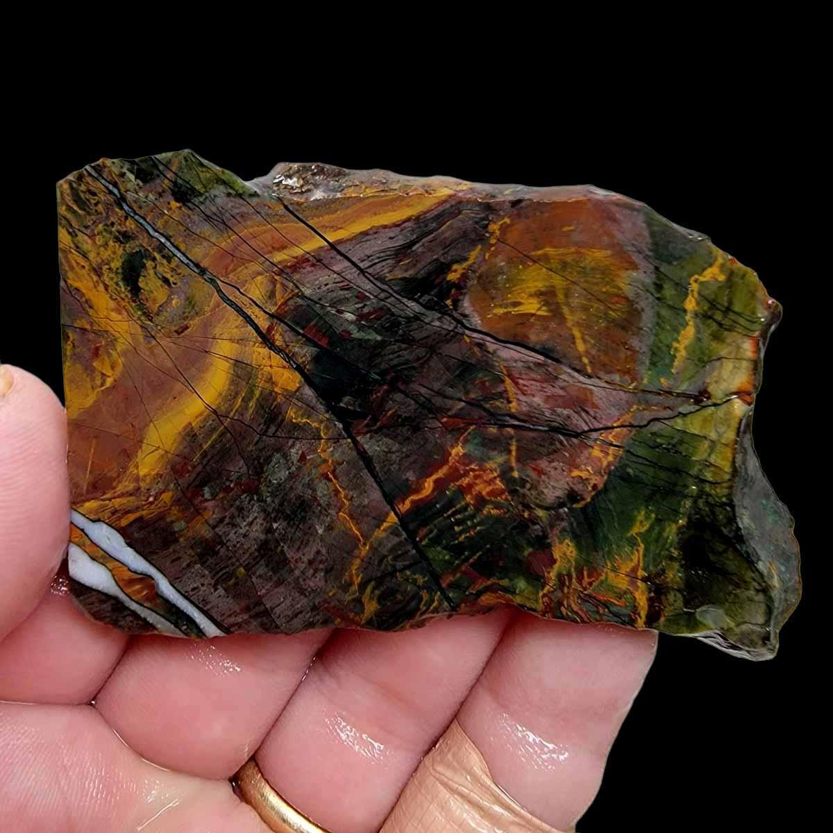 Gypsy Jasper Kaleidoscope Jasper Slab! Lapidary Stone Slab!