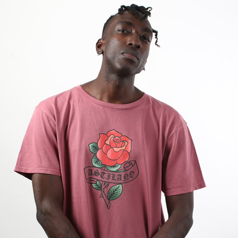 Pink Astilano T-shirt by Junior Firpo