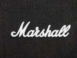 Marshall White Script Logo 5 275mm