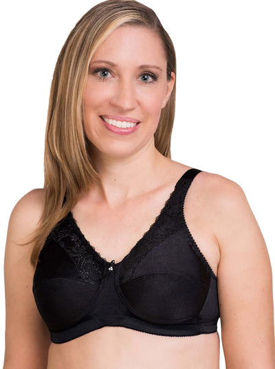 Amoena Nancy Wire Free Mastectomy Bra - Dark Blue