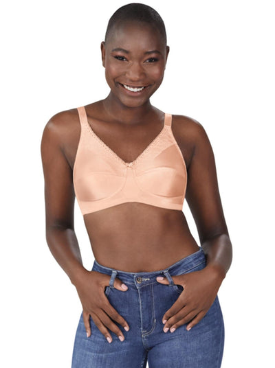 Amoena Mara Non-wired Front Closure Padded Mastectomy Bra - Rose