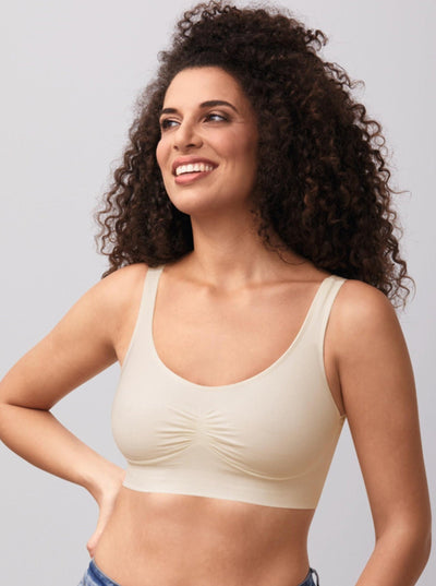 Amoena Be Beautiful Wire-Free Bra - Charming Off-White