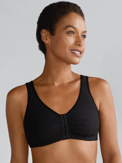 Amoena Australia - Are you looking for a pretty black bra that's ideal to  wear with your Balance shapers or Contact breast form? The wire-free padded  Alina, with its deeper neckline, is